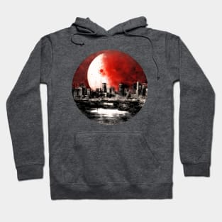 red moon # 001 Hoodie